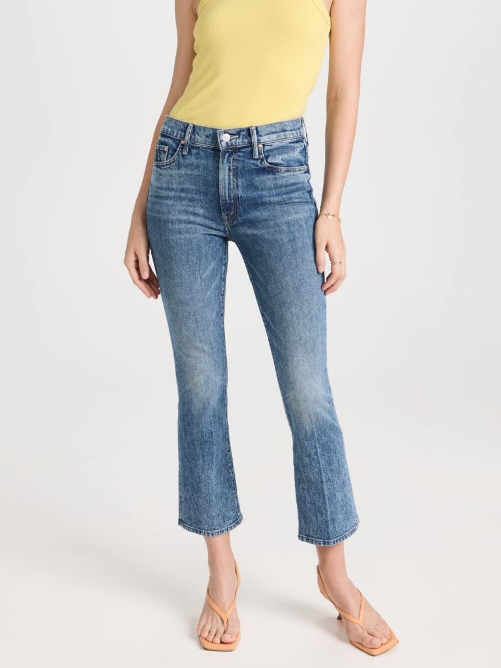 Mother Superior The Insider Ankle Jeans - Destination Unknown - Blue - Size 27